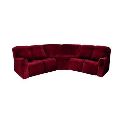 Velvet stretch sectional - velvet,